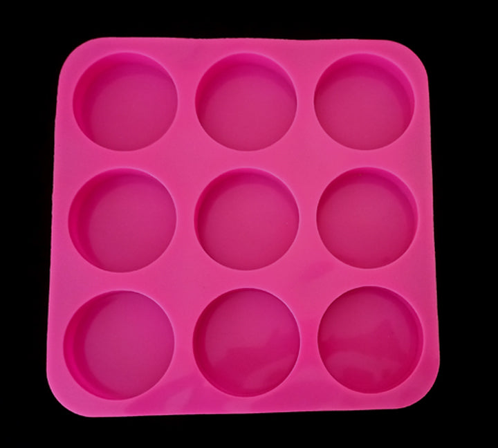 9 Cavity Oval Shape Silicone Mold | Silicone Nine Cavity Oval Shaped Mold Bestow Charms