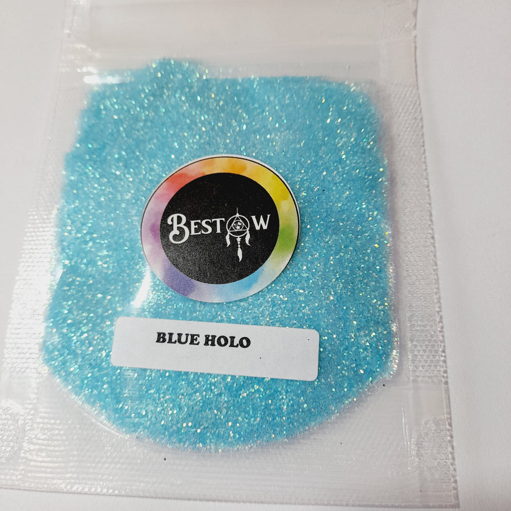 Blue Holo Glitter - 20gms Sparkle | Holographic Glitters Bestow Charms