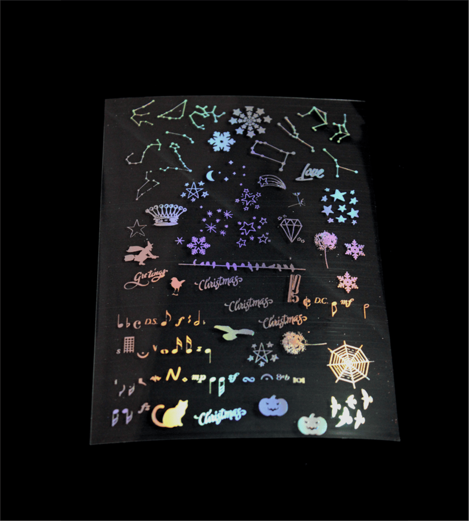 Constellation Holographic Stickers | Cut and Paste Holographic Stickers | A5 Size Bestow Charms