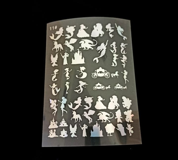 Fairy Land Holographic Stickers 1 | Cut and Paste Holographic Stickers | A5 Size Bestow Charms