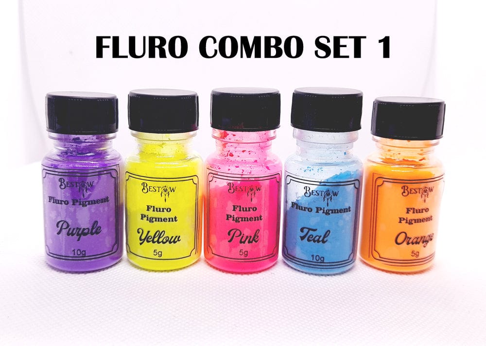 Fluro Shades Combo 5gms Each  | Pigment Shades Combo Bestow Charms