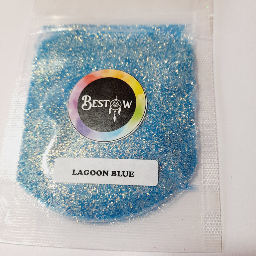 Lagoon Blue Holo Glitter - 20gms Sparkle | Holographic Glitters Bestow Charms