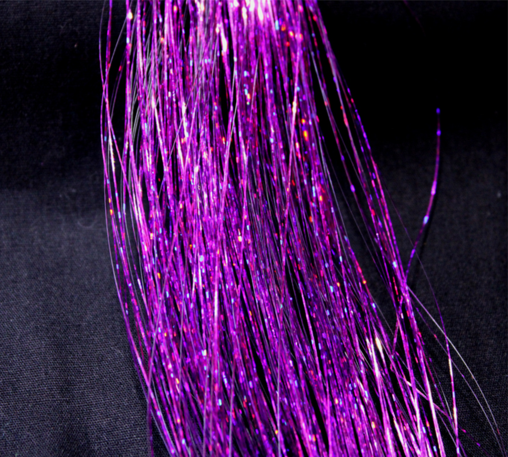 Purple Tinsel | Purple Holographic Tinsel | Glittering Holographic Effects Purple Tinsel Bestow Charms
