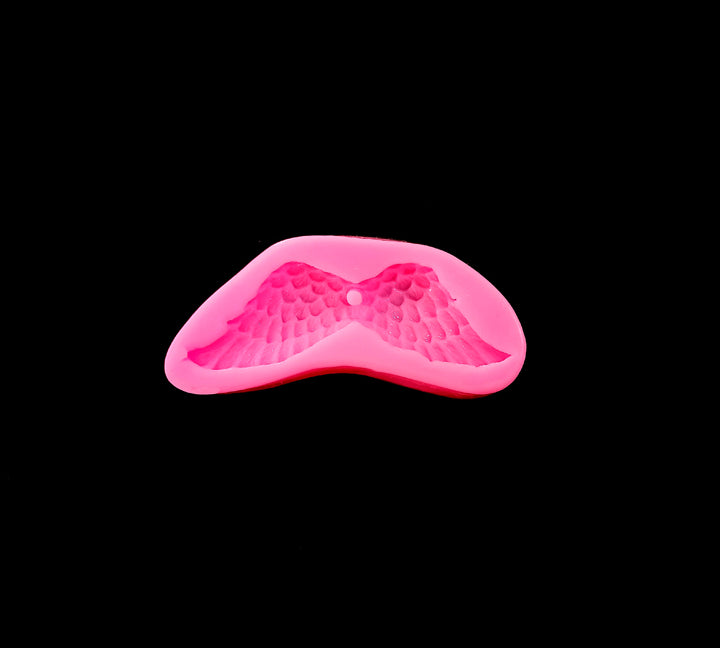 Silicone Angel Wingspan Pink Mold | Silicone Mold For Christmas Bestow Charms