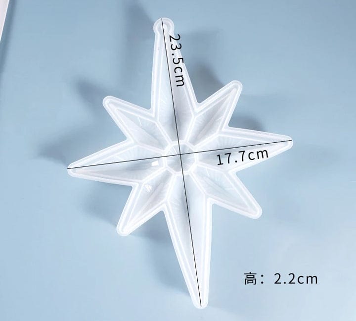 Silicone Decorative Star Shape Mold For Christmas Bestow Charms