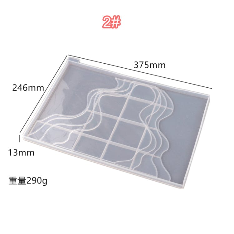Silicone Landscape Tray Mold Bestow Charms