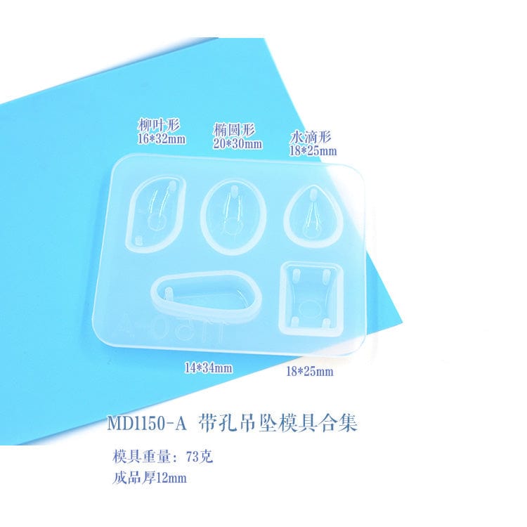 Silicone Mini Droplet Mold With Holes Bestow Charms