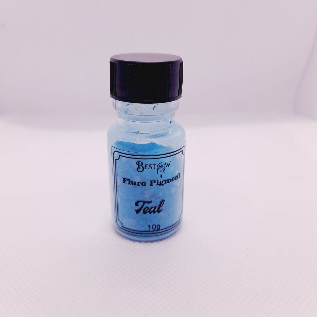 Teal Fluorescent Pigment - 10gms Bestow Charms