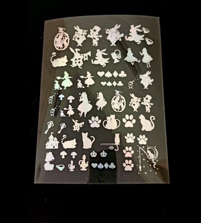 Wonderland Holographic Stickers | Cut and Paste Holographic Stickers | A5 Size Bestow Charms