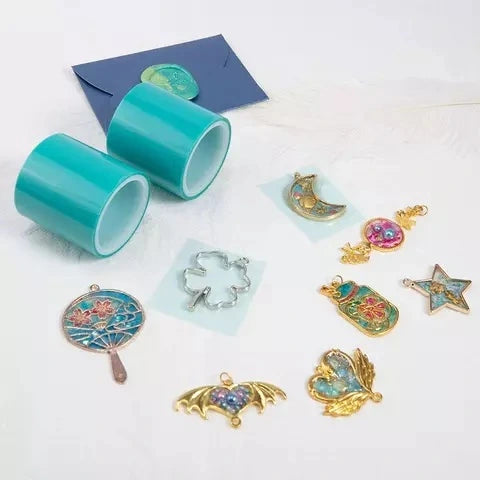 Blue Sticky tape for UV resin projects Bestow Charms