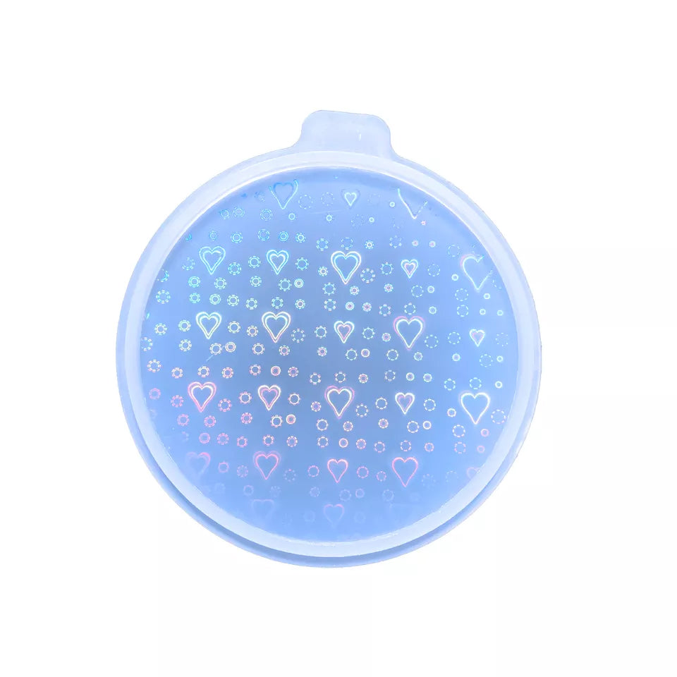 Holographic Round Coaster Mold 11cm Diameter Bestow Charms