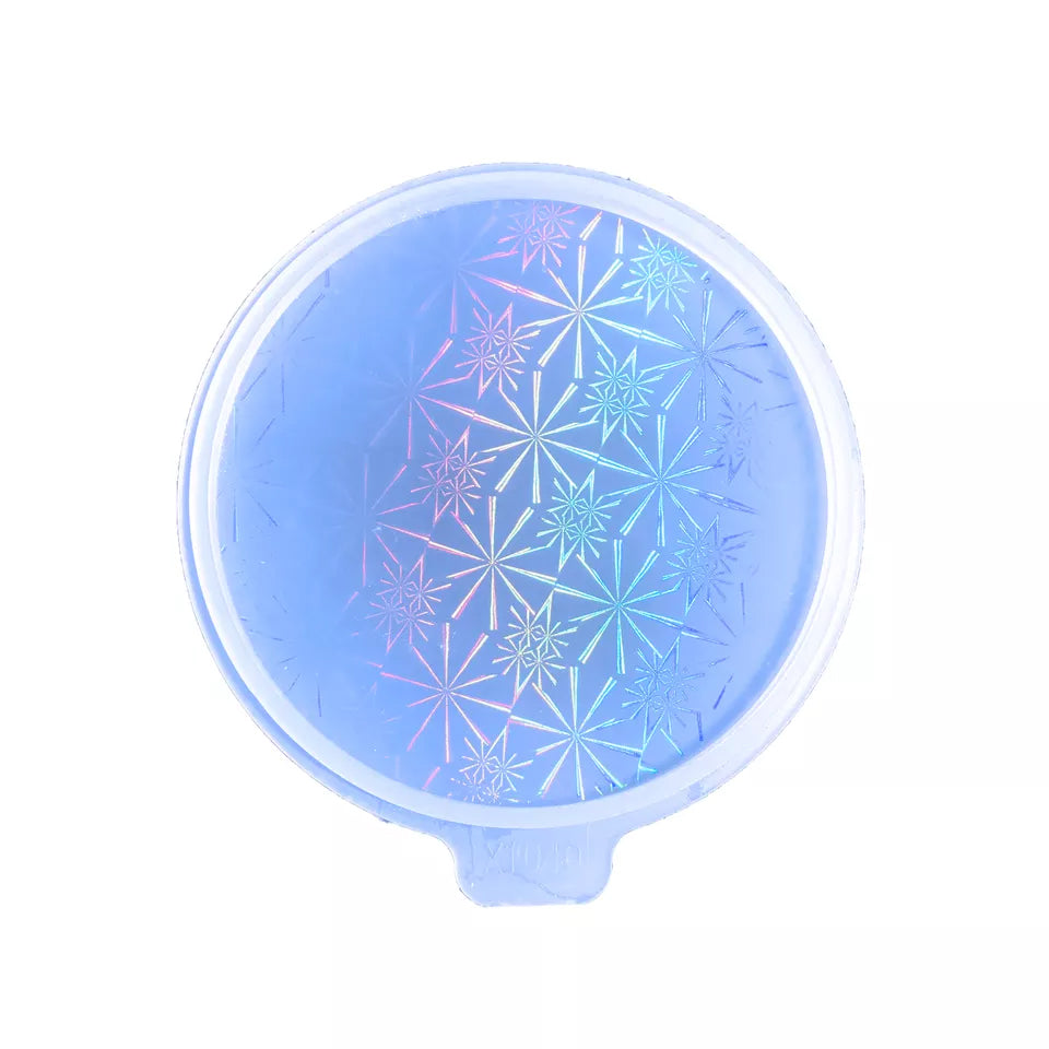 Holographic Round Coaster Mold 11cm Diameter Bestow Charms