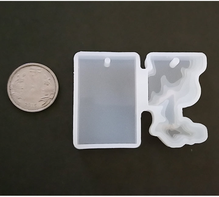 Silicone Landscape Casting Mould | Silicone Resin Art Mold  | Epoxy Mold Bestow Charms