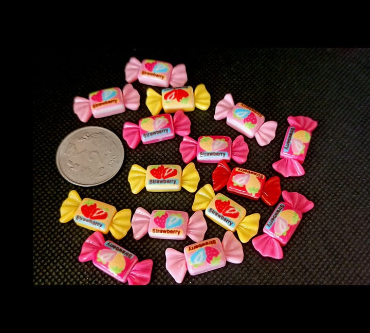 Candy Miniatures | Set of 5 Candy Miniatures | Dollhouse Candy Miniatures Bestow Charms