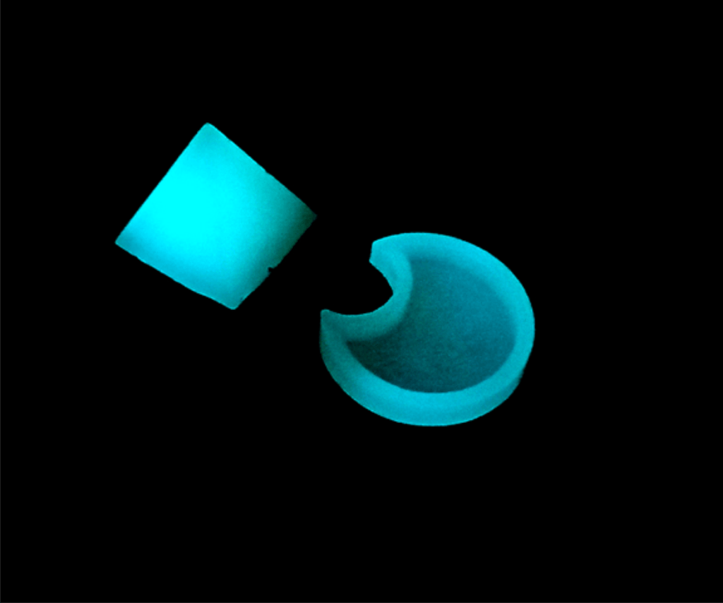 White - Blue Glow in Dark Light for Resin Art Bestow Charms